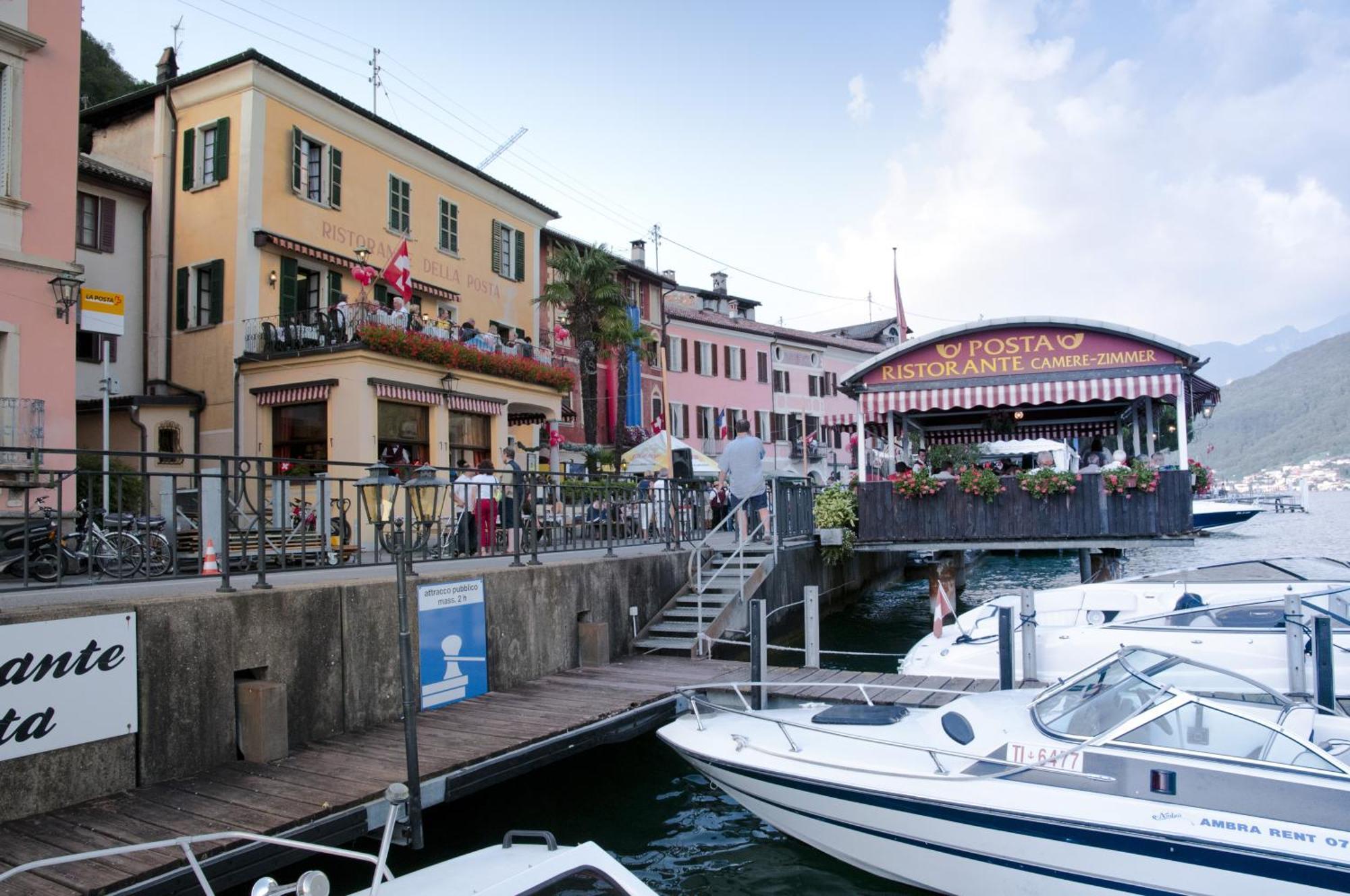 Albergo Ristorante Della Posta Morcote Exterior photo